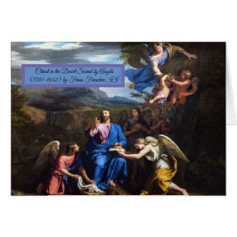 Kristus i öknen hälsningskort