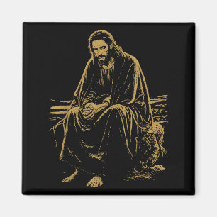 Kristus i öknen Jesus bön Kristna trosriktningar Magnet