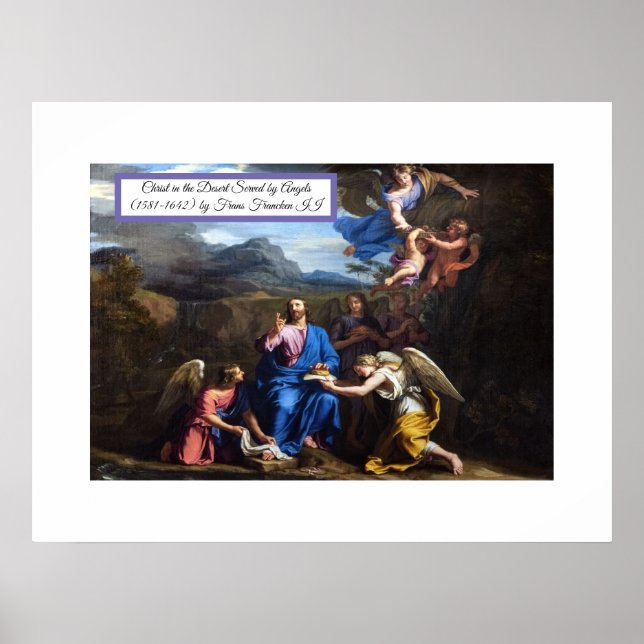 Kristus i öknen poster (Framsidan)