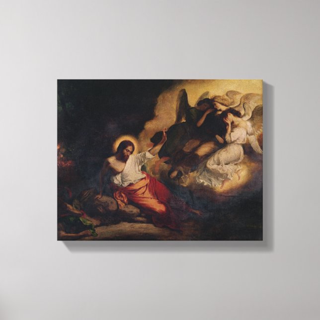 Kristus i Olias trädgård, 1827 Canvastryck (Framsida)