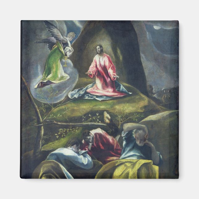 Kristus i Olias trädgård Magnet (Framsidan)