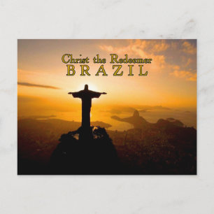 Kristus i Redeemer-Brasilien Vykort