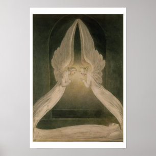 Kristus i Sepulcher, Guardad av Änglar Poster