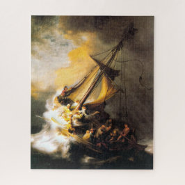 Kristus i stormen på havet av Galilee Rembrandt Pussel