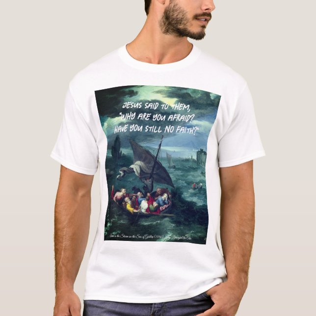 Kristus i stormen t shirt (Framsida)