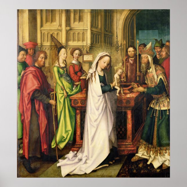 Kristus i Temple, 1500 Poster (Framsidan)