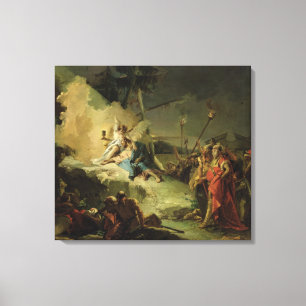 Kristus i trädgården av Gethsemane Canvastryck