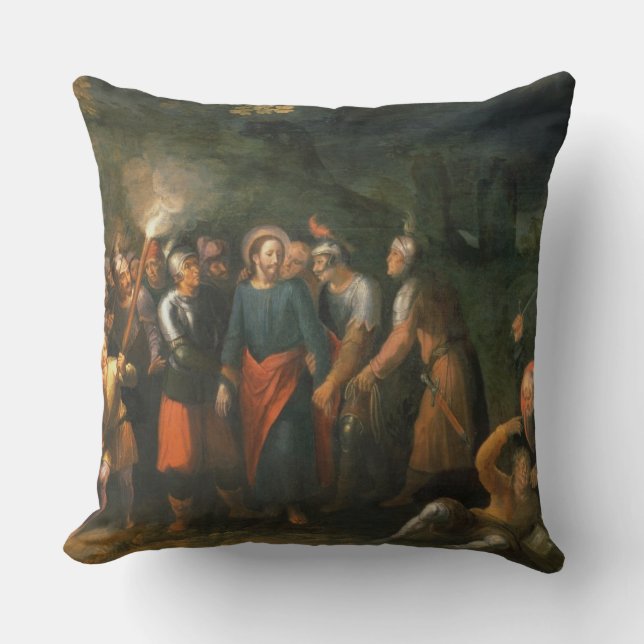 Kristus i trädgården av Gethsemane Kudde (Framsida)