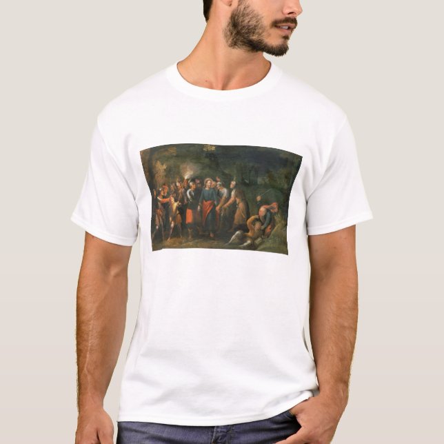 Kristus i trädgården av Gethsemane T Shirt (Framsida)