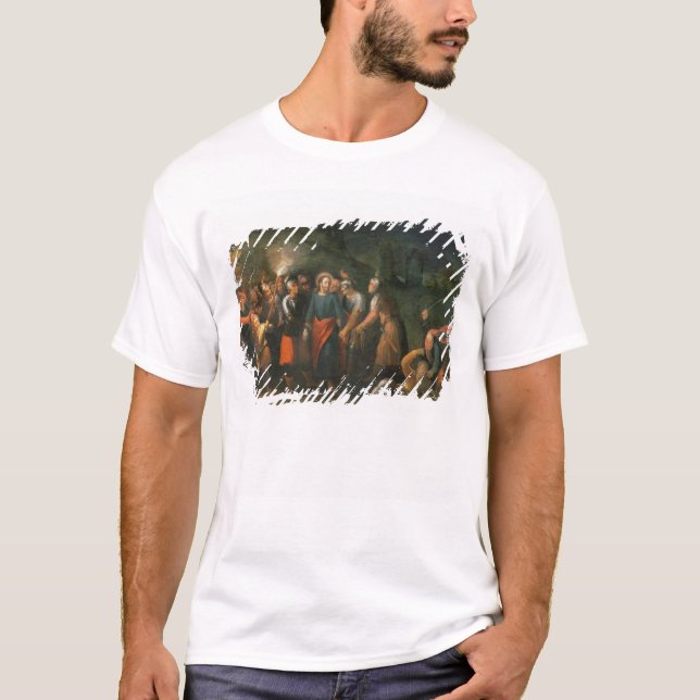 Kristus i trädgården av Gethsemane Tee Shirt (Framsida)