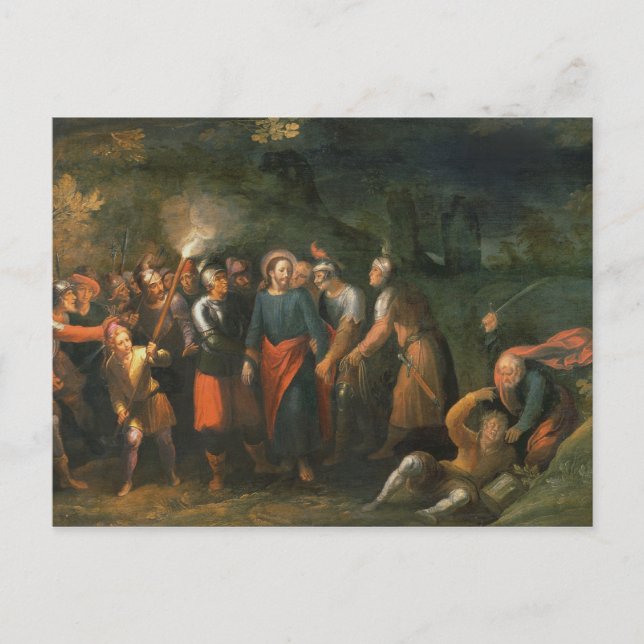 Kristus i trädgården av Gethsemane Vykort (Framsida)