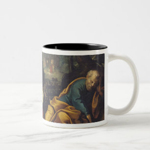 Kristus i trädgården av oliv, 1625 Två-Tonad mugg