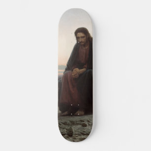Kristus i Wilderness (av Ivan Kramskoi) Mini Skateboard Bräda 18,5 Cm
