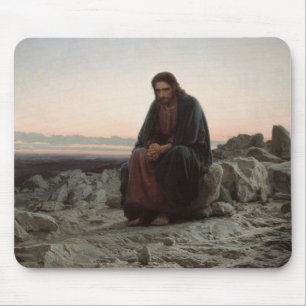 Kristus i Wilderness (av Ivan Kramskoi) Musmatta