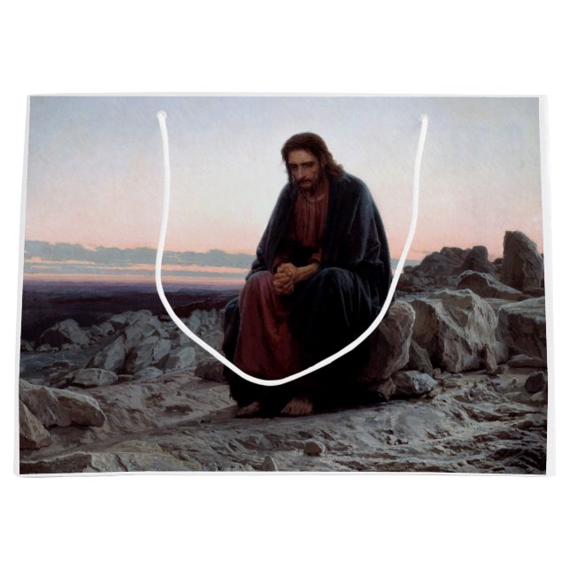 Kristus i Wilderness, Ivan Kramskoi (Framsidan)