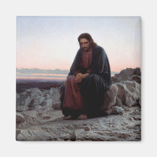 Kristus i Wilderness, Ivan Kramskoi Magnet