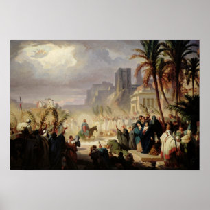 Kristus inträde i Jerusalem Poster