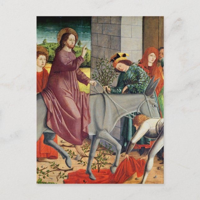 Kristus inträde i Jerusalem Vykort (Framsida)