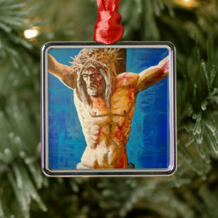 Kristus Jesus Julgransprydnad Metall