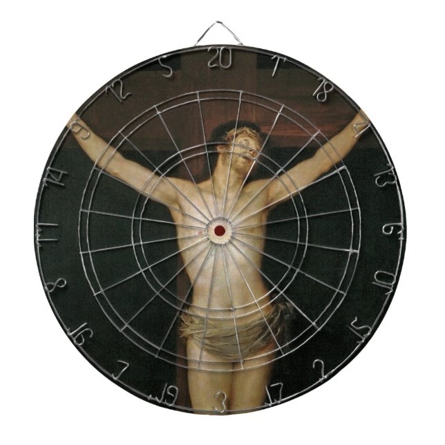 Kristus (Jesus på Kor) (av Goya) Darttavla (Framsidan)