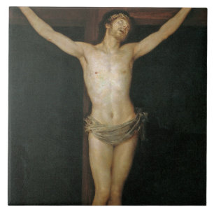 Kristus (Jesus på Kor) (av Goya) Kakelplatta