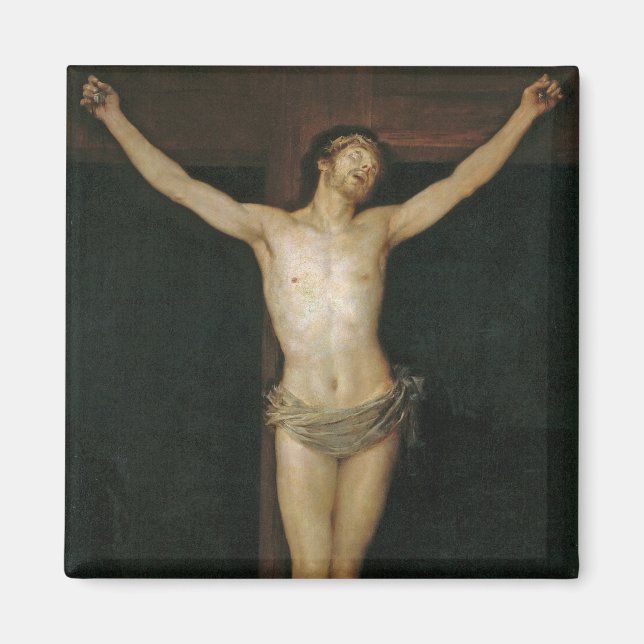 Kristus (Jesus på Kor) (av Goya) Magnet (Framsidan)
