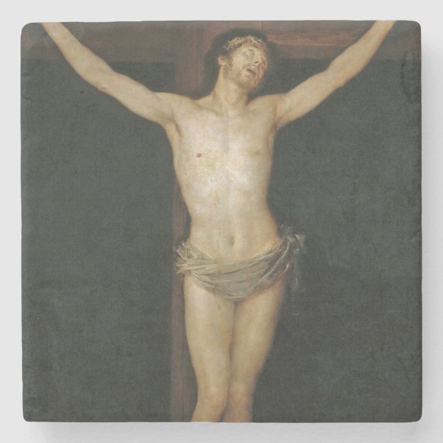 Kristus (Jesus på Kor) (av Goya) Stenunderlägg (Framsidan)