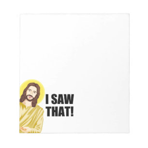 Kristus Jesus ser dig, Jesus jag såg det Anteckningsblock