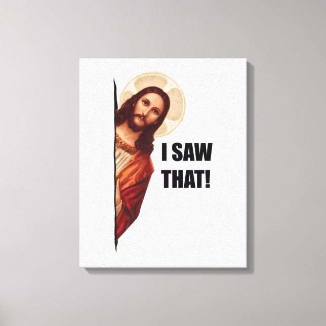 Kristus Jesus ser dig, Jesus jag såg det Canvastryck (Framsida)