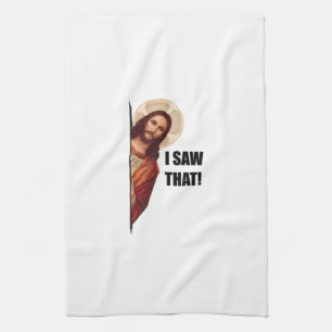 Kristus Jesus ser på dig, Jesus jag såg det Kökshandduk