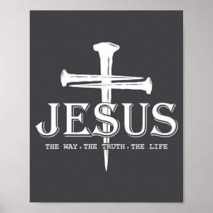 Kristus Jesus Vägen. Sanningen. Livet Salig Poster