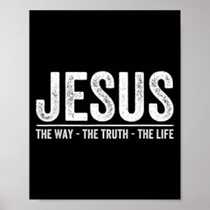Kristus Jesus Vägen. Sanningen. Livet Salig Poster