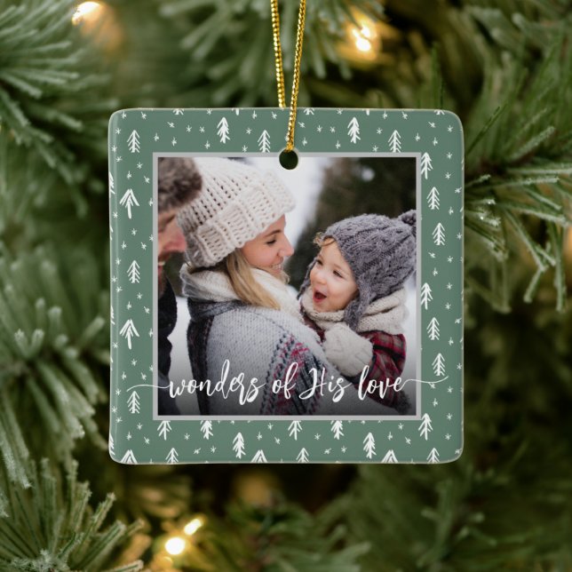 Kristus jul julgransprydnad keramik (Träd)