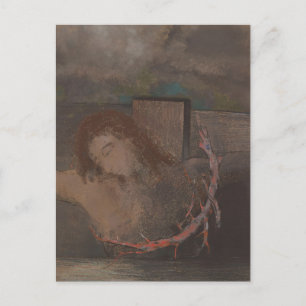 Kristus korsfäst av Odilon Redon Vykort
