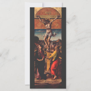 Kristus korsfästelse efter Carlo Crivelli Helig ko
