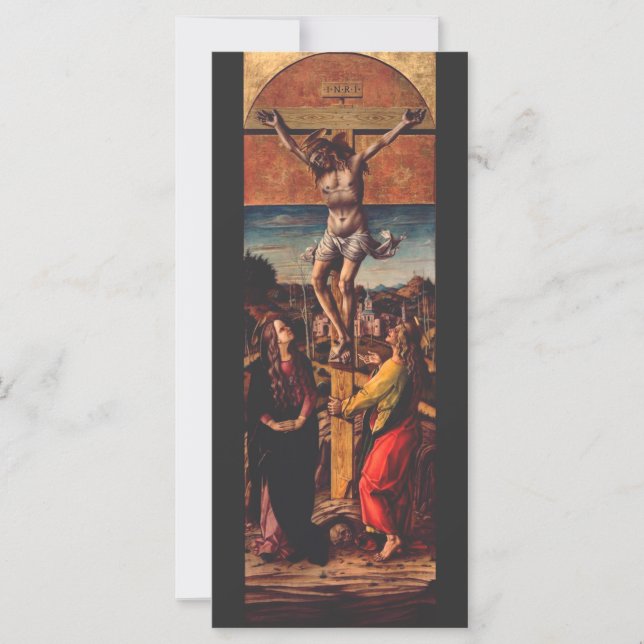 Kristus korsfästelse efter Carlo Crivelli Helig ko (Framsida)