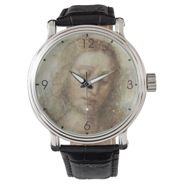 Kristus (kristendomen) (Leonardo da Vinci) Armbandsur (Framsida)
