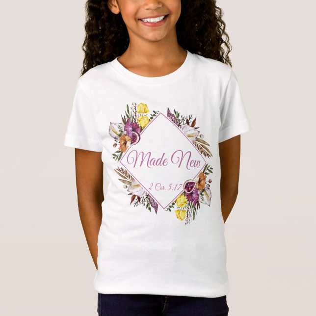 Kristus: Kristna kvinnor Baptism T Shirt (Framsida)