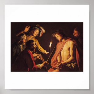 Kristus kröd med Thorns c. 1633-1639 Poster