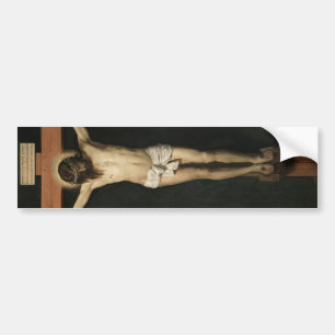 Kristus krökt på Kor (Faith) (Velazquez) Bildekal