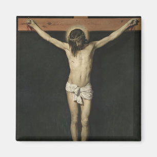 Kristus krökt på Kor (Faith) (Velazquez) Magnet