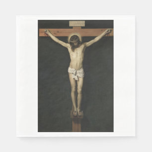 Kristus krökt på Kor (Faith) (Velazquez) Pappersservett