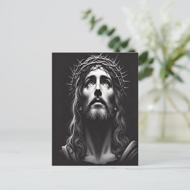 Kristus Krona av Thorns Glory Vykort (Stående Fram)