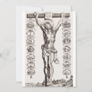 Kristus krucifixion julkort