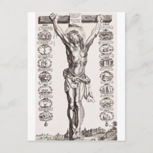 Kristus krucifixion vykort