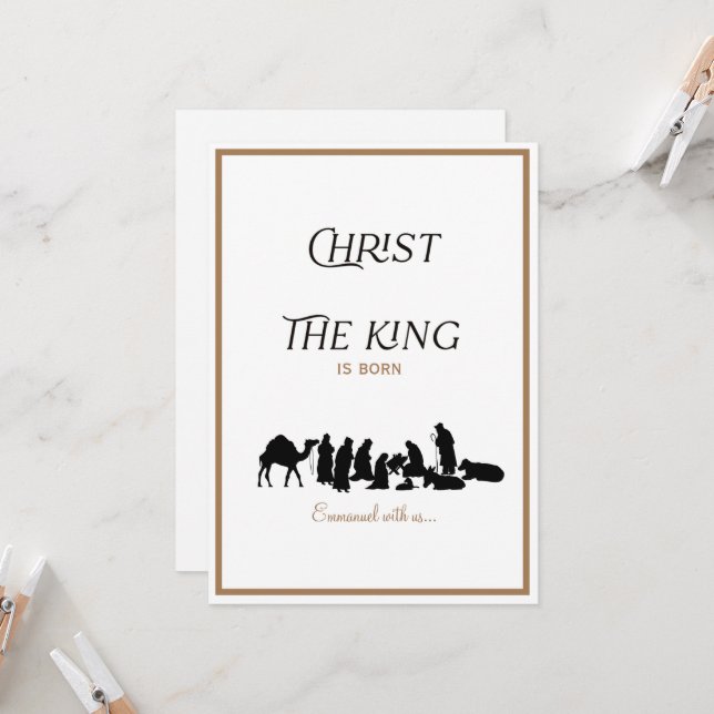 Kristus Kung är Born Christian Jul (Fram/Back In Situ)