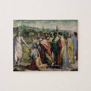 Kristus laddning till St Peter (tecknaden för Pussel