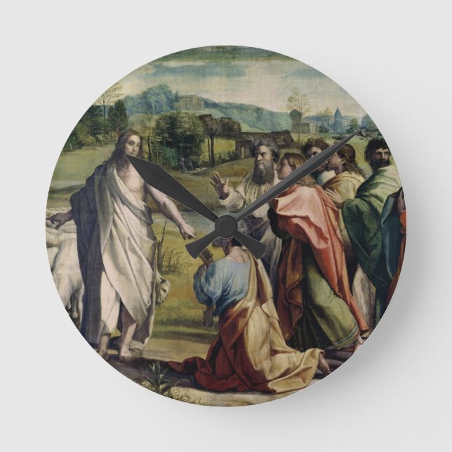 Kristus laddning till St Peter (tecknaden för Rund Klocka (Framsida)