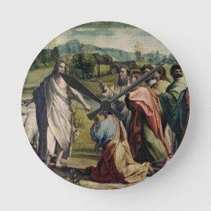Kristus laddning till St Peter (tecknaden för Rund Klocka
