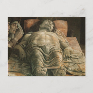 Kristus Lamentation av Andrea Mantegna Vykort